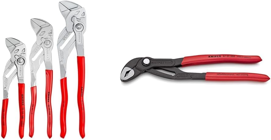 KNIPEX Pliers Wrench and Water Pump Pliers Set for Professionals