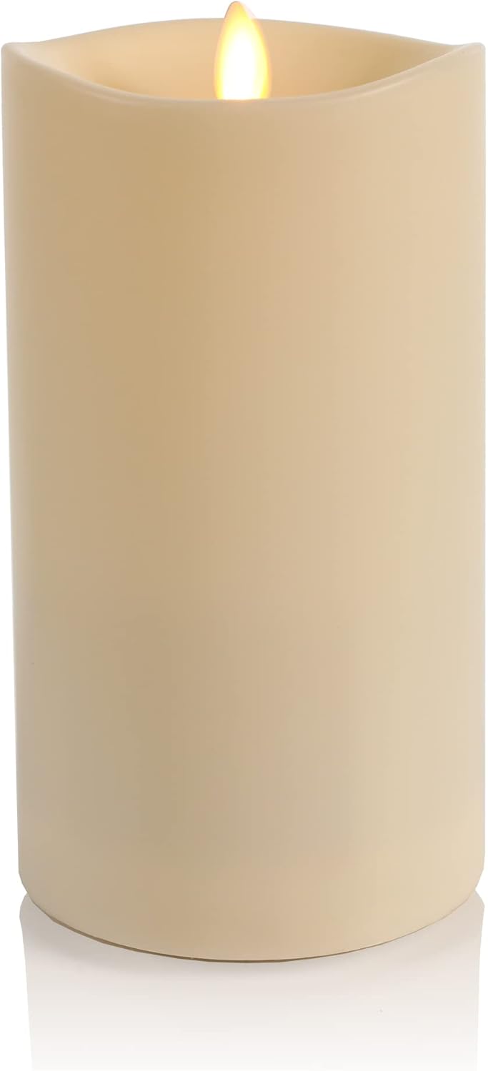 Luminara Outdoor Flameless LED Candle with Real Moving Flame