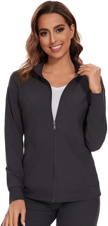 COZYFIT Scrub Jackets for Women with Ample Storage and Comfort