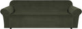 Stretch Velvet Sofa Cover XL 98-105in - Thick Plush Protector