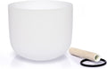 TERRITORY C Note Root Chakra Frosted Quartz Singing Bowl 8 in