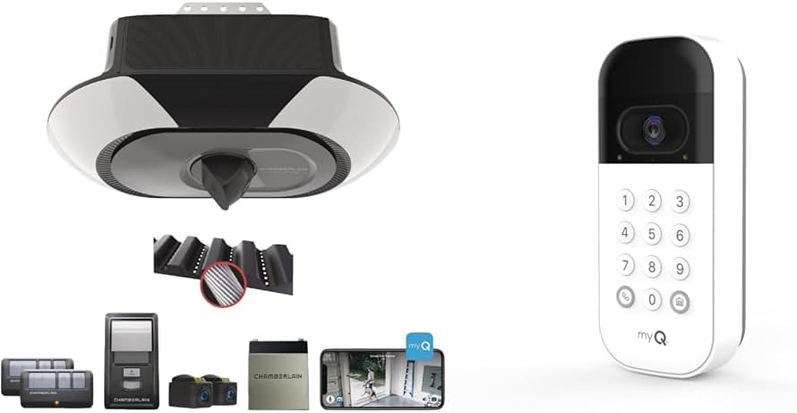Smart Garage Door Opener with Video Keypad for Enhanced Security