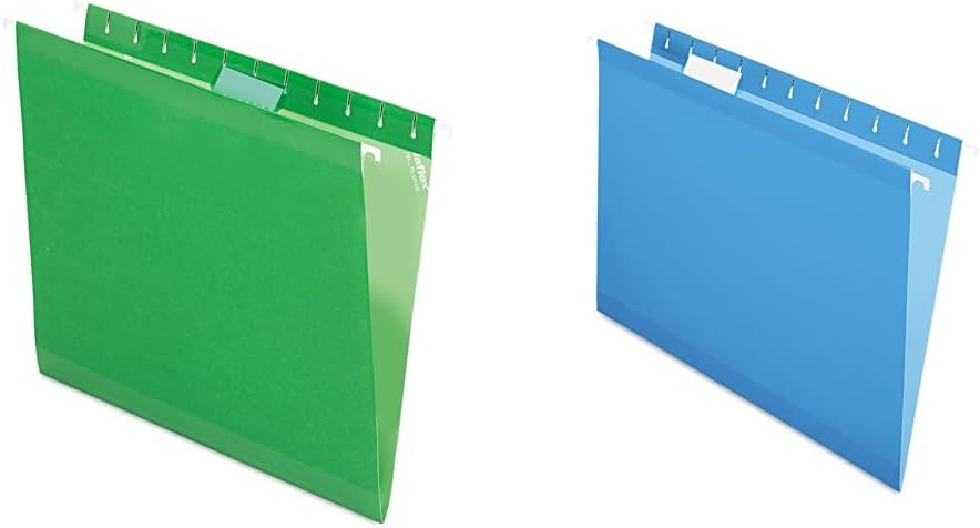 Pendaflex Reinforced Hanging File Folders Bundle in Bright Colors