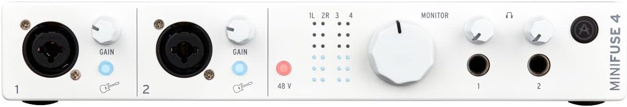 Arturia MiniFuse 4 Compact USB Audio Interface for Creators