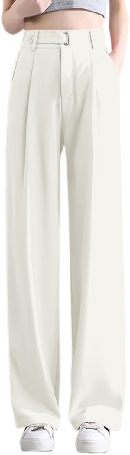 Wide Leg Pants for Women - Business Casual Office Trousers