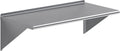 Stainless Steel Wall Shelf 24 in x 48 in - Heavy Duty NSF Certified