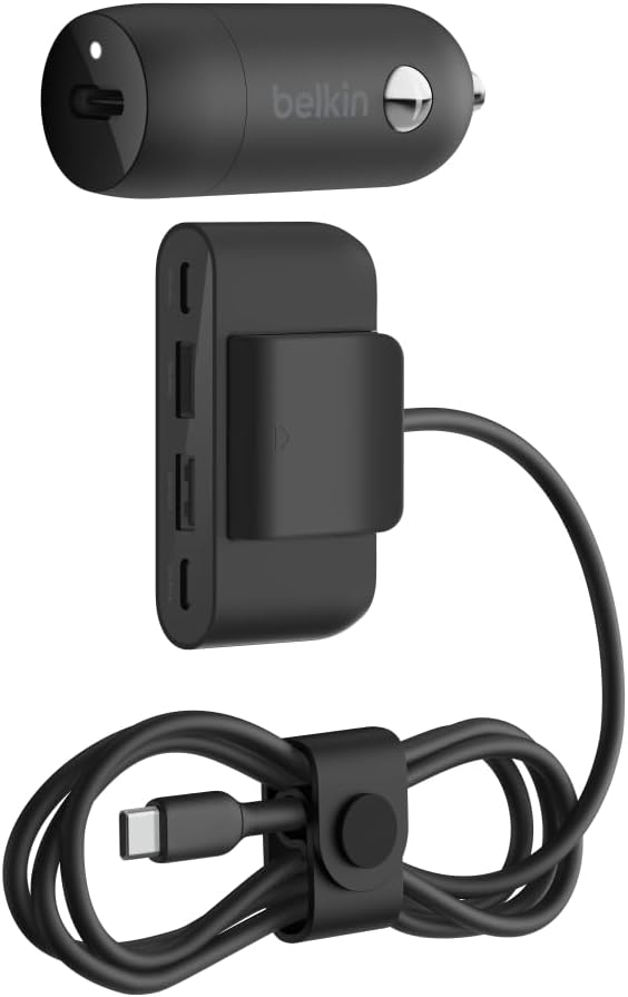Belkin BoostCharge 30W Fast Car Charger for Quick Device Charging