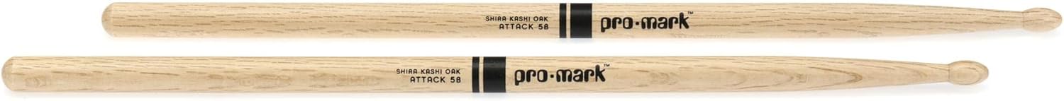 Promark Classic Attack 5B Oak Drumsticks - 3-Pack Value Bundle