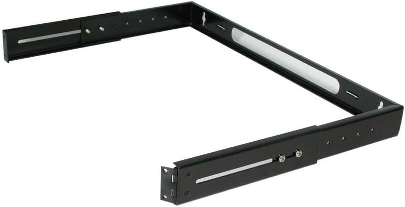 1U Hinged Extendable Wall Mount Bracket for Network Equipment