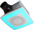 ChromaComfort Bathroom Exhaust Fan with Bluetooth Speaker - 110 CFM