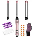 Automatic Hair Curling Wand 3-in-1 Interchangeable Barrels - Fast Heat