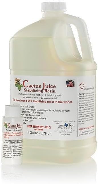 BVV Cactus Juice Stabilizing Resin for Durable Wood Projects