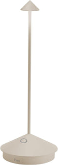 Pina Pro Lamp Rechargeable Cordless Table Lamp - Sand, Dimmer & Touch