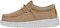 Hey Dude Wally Toddler Washed Canvas Slip On Shoes for Boys