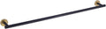 Stainless Steel 33 in Towel Bar Black & Gold - Durable Modern Rail