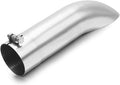 A-KARCK Turn Down Exhaust Tip 4 in Inlet 12 in Length - Polished Style