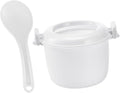 KICHOUSE Portable Microwave Rice Cooker for Fresh Flavor