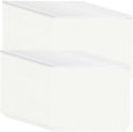 YoeeJob 3 Holes Clear PVC Zipper Binder Pocket Insert Pages