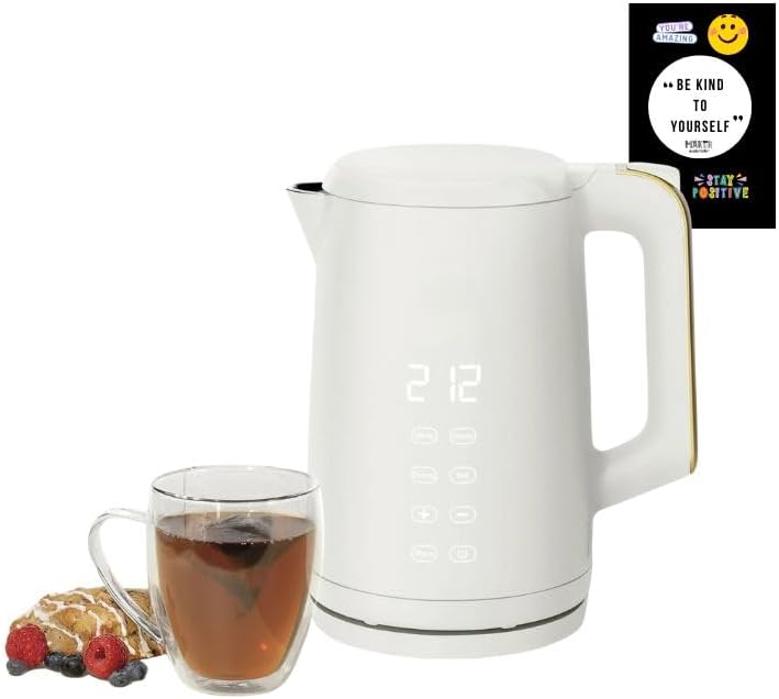 Drew Barrymore Black Sesame Electric Kettle - Fast Boiling