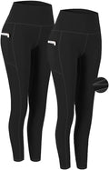 High Waist Yoga Pants with Pockets - Tummy Control Workout Leggings 4