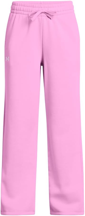 Under Armour Girls' Rival Fleece Straight Leg Pants for Comfort
