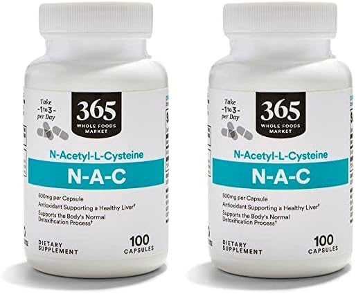 N-Acetyl L-Cysteine 500 MG Capsules for Detox Support