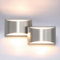 Modern LED Wall Sconce Set of 2 for Living Room and Bedroom