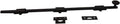 QCAA Solid Brass Dutch Door Bolt, 30 in - Sturdy Black Finish