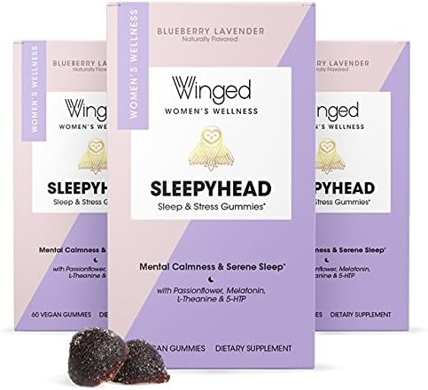 Winged Sleepyhead Gummies for Natural Sleep Support and Relaxation