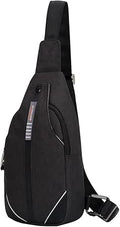 WATERFLY Small Crossbody Sling Backpack Anti Theft - Travel Ready