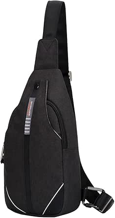 WATERFLY Small Crossbody Sling Backpack for Travel and Security