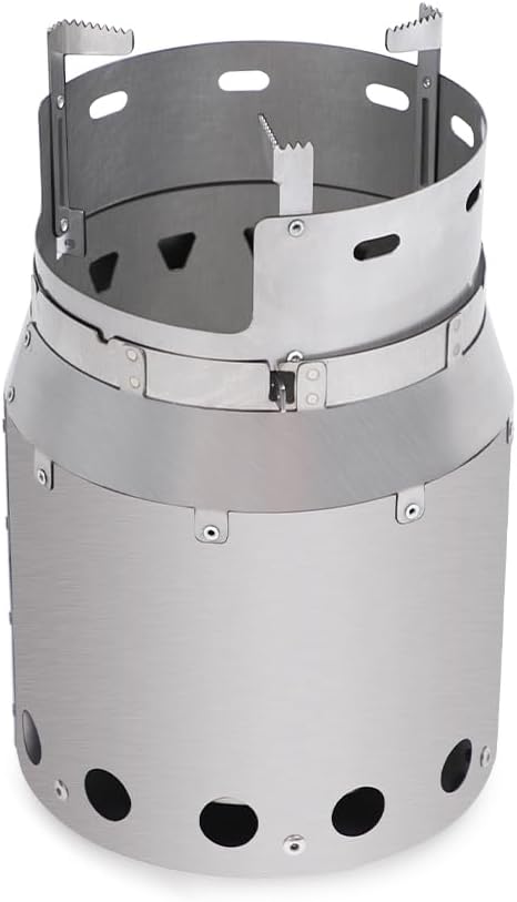 Ultralight Titanium Camp Stove - Solo Heater