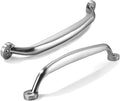 10 Pack 6 in Hole Center Brushed Satin Nickel Cabinet Pulls - Heavy