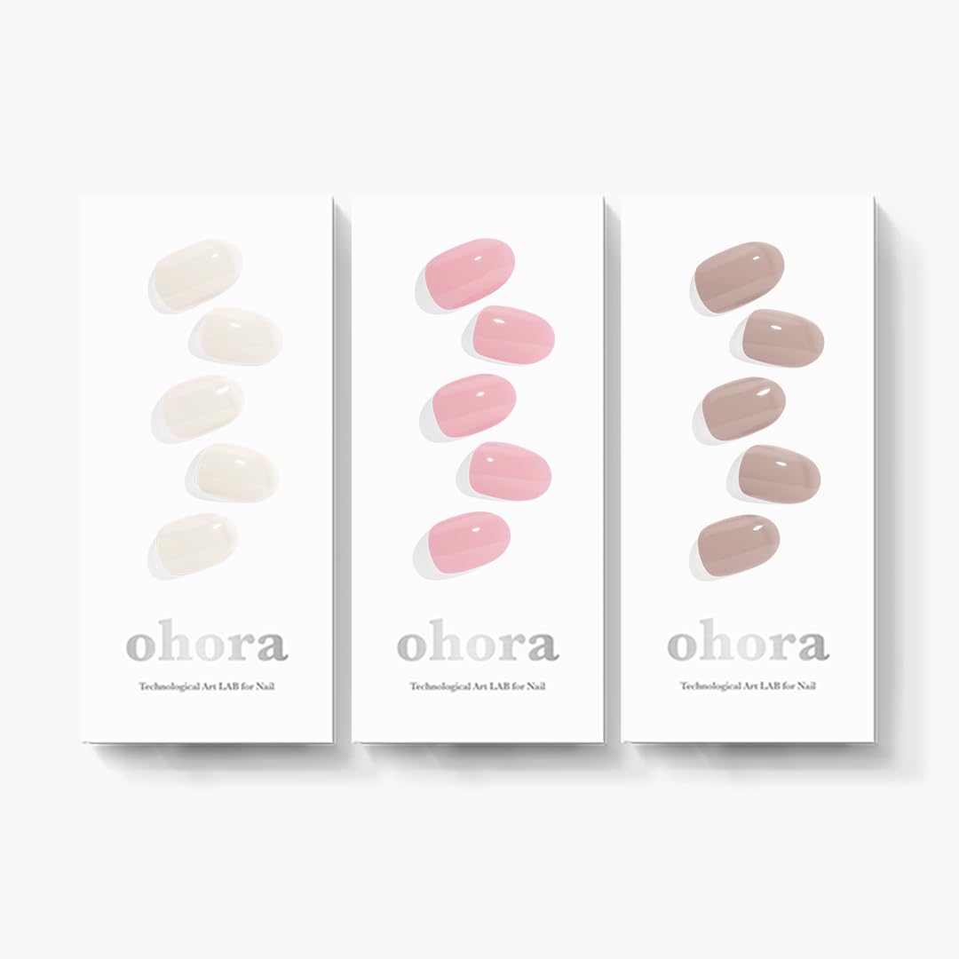 ohora Bundle Set Daily Trio Semi-Cured Gel Nail Strips Review