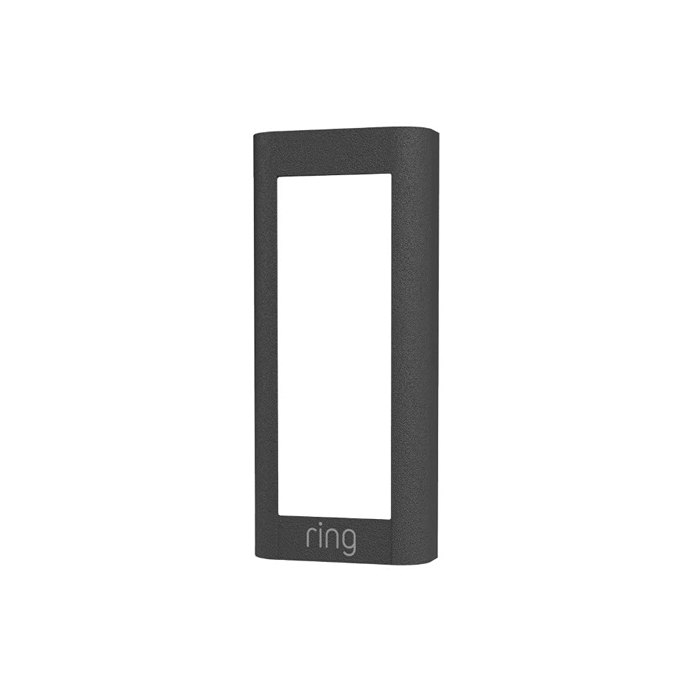 Enhance Security: Ring Wired Doorbell Faceplate - Galaxy Black