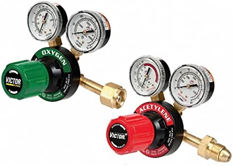 Set of Victor G250 Oxygen & Acetylene Regulators for Precision