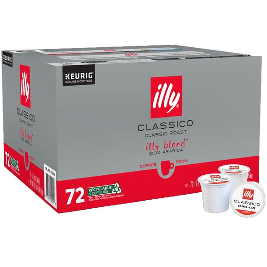 Illy Coffee K Cups Classico Roast - Mild & Flavorful Pods