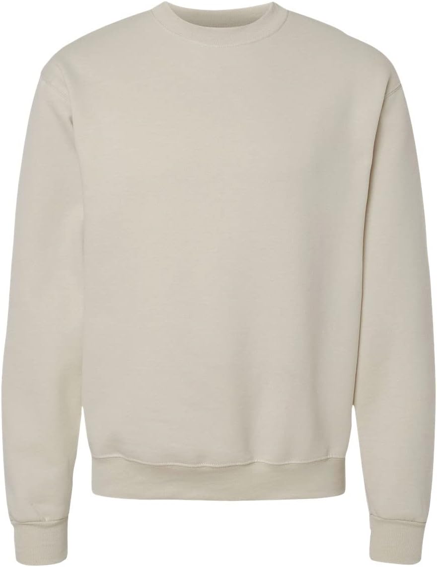 Champion Powerblend Crewneck Sweatshirt - Sand M