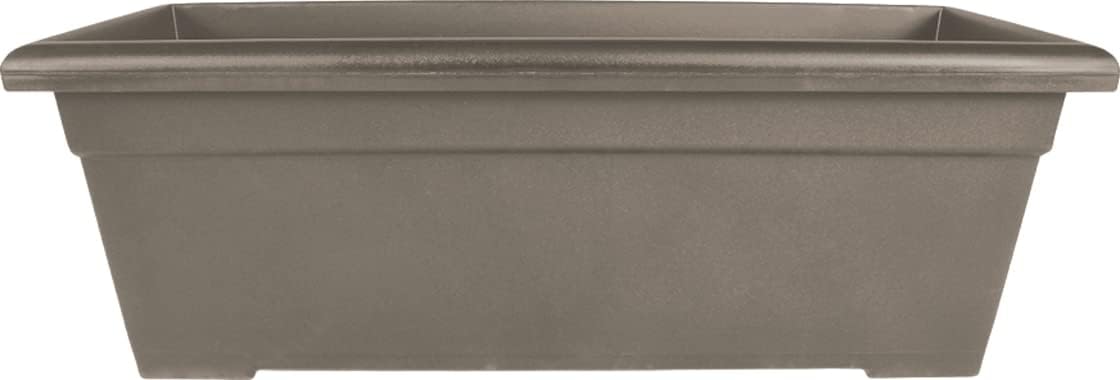 28 Inch Romana Large Rectangular Planter Box for Outdoor Use