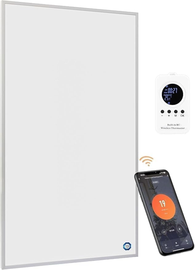 Efficient Infrared Wall Heater - Rapid Heating, Safe, Smart Control