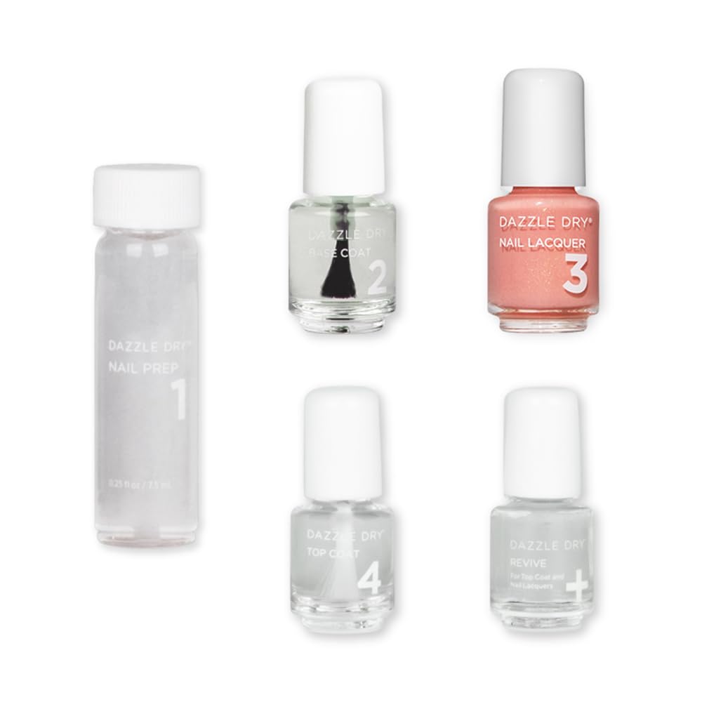 Dazzle Dry Mini Kit 4 Step System for Stunning Manicures