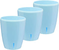 Santino 5.9 in ORCHIDEA Self Watering Pots Set of 3 - Wicking Planters