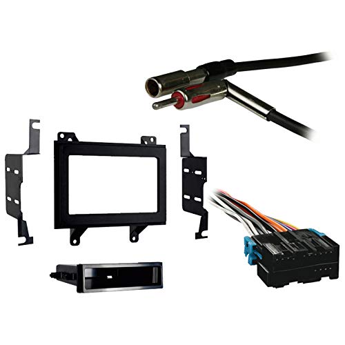 Harmony Audio Double DIN Aftermarket Stereo Harness for GMC S 15