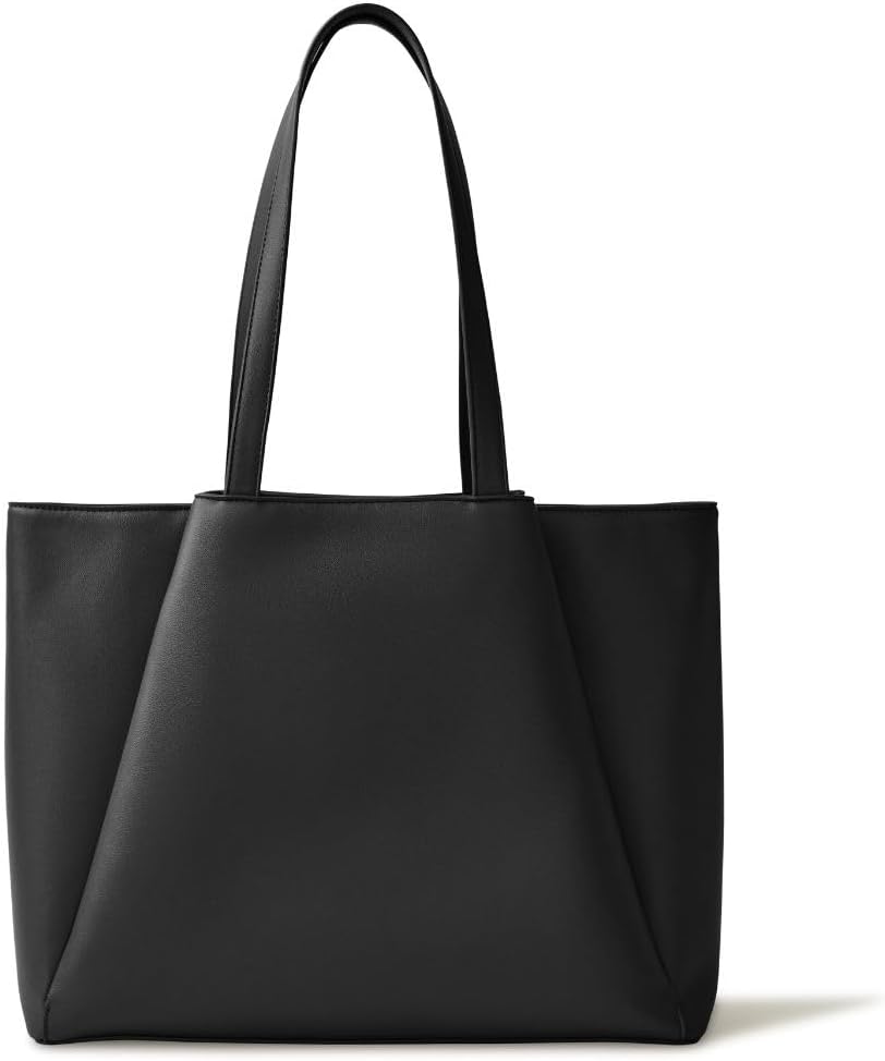 Stylish Work Tote Bags for Women - Large PU Leather Briefcase