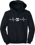 Youth Soccer Hoodie for Boys and Girls - Funny Sports Gift