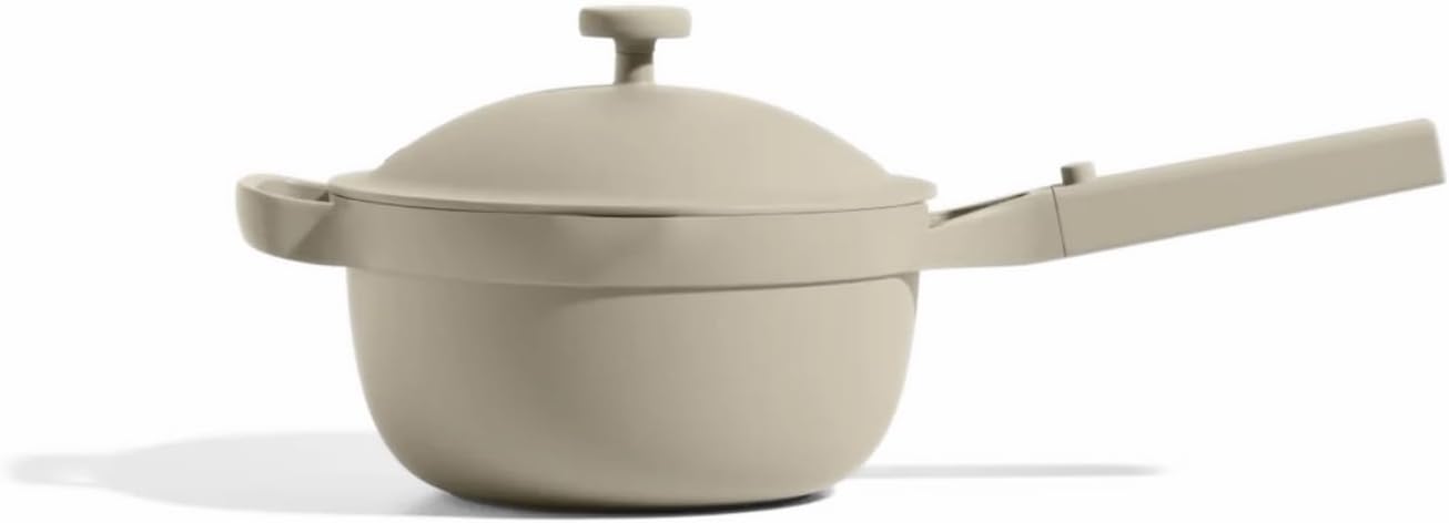 Mini 2.5 Qt Nonstick Ceramic Sauce Pan for Versatile Cooking