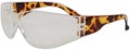 Wraparound Safety Glasses in Tortoise Shell - Purple Tint