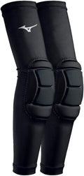 Mizuno MZO Padded Sleeves Black - High-Impact Elbow Protection