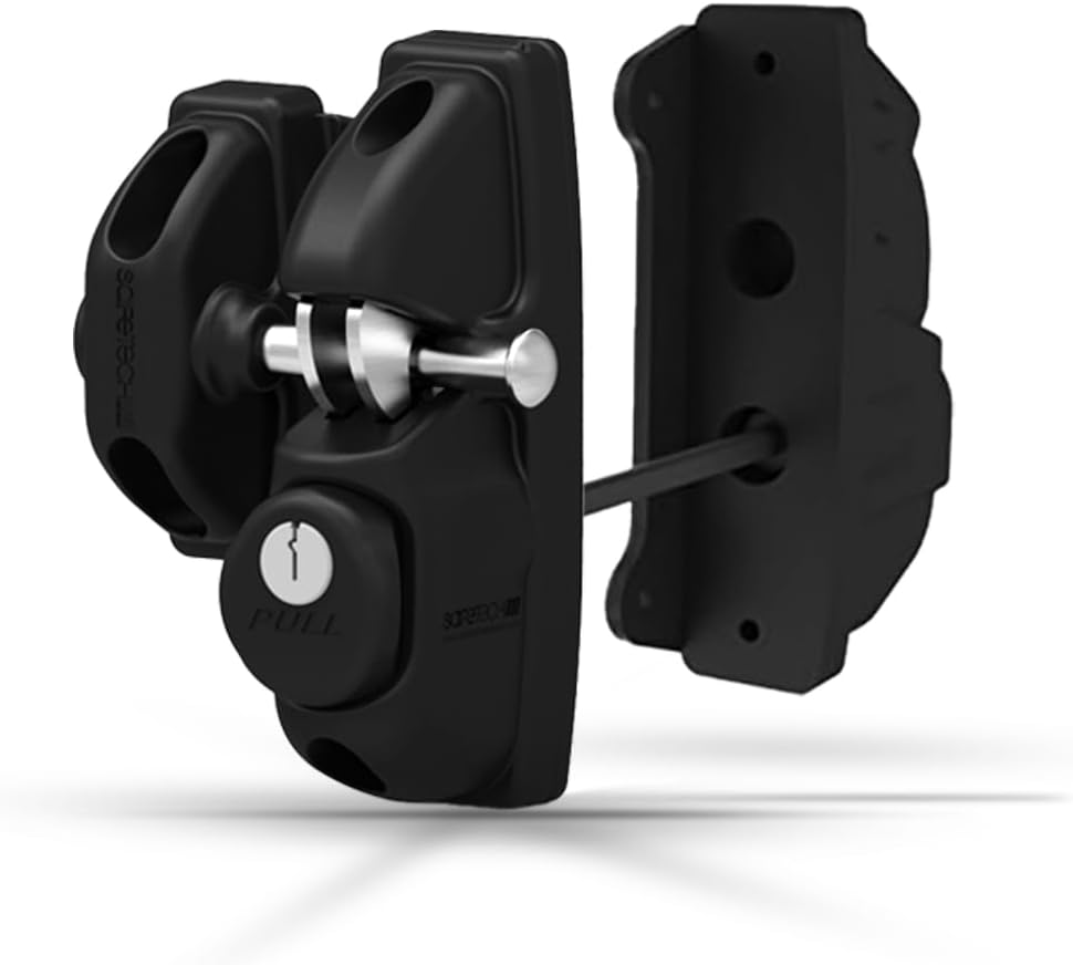 ViperX2 Gravity Gate Latch for Secure Two-Side Entry Access