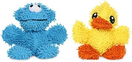 MIGHTY Microfiber Ball Monster Interactive Dog Toy Combo Pack